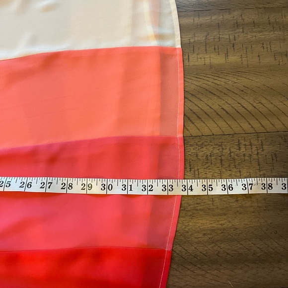 Francesca's Collections - Jun & Ivy - Coral Stripe Swing Mini Dress - Size XS - Picture 6 of 7